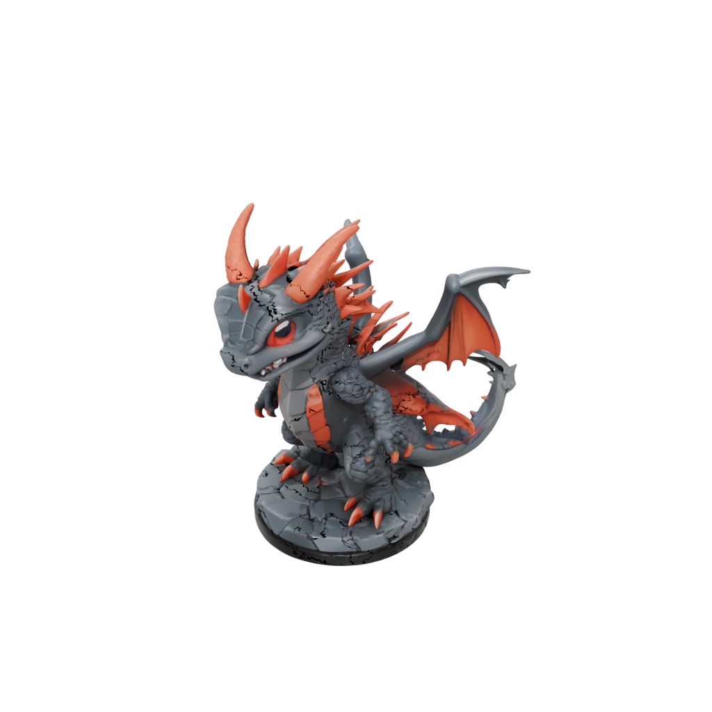 Chibi Lava Drake
