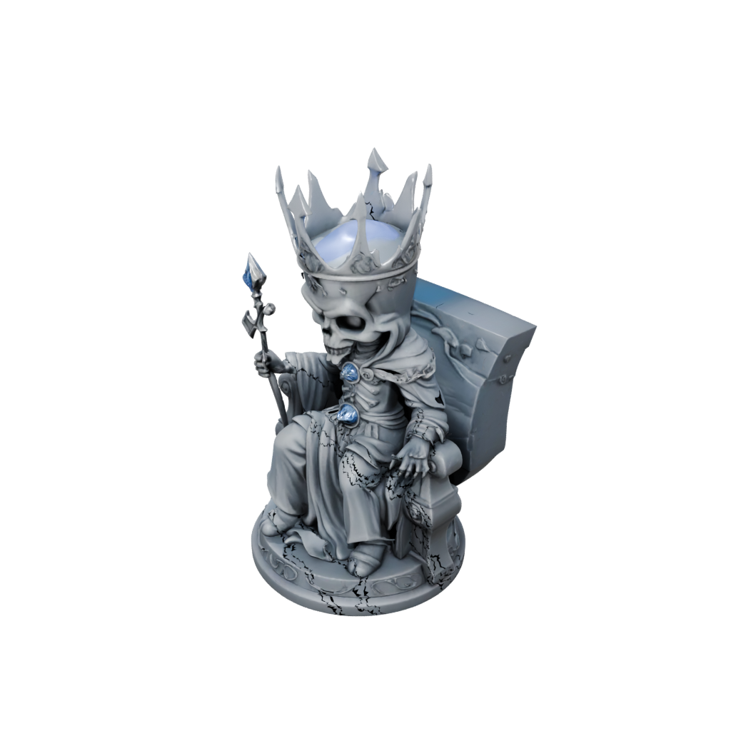 Chibi Lich On Throne