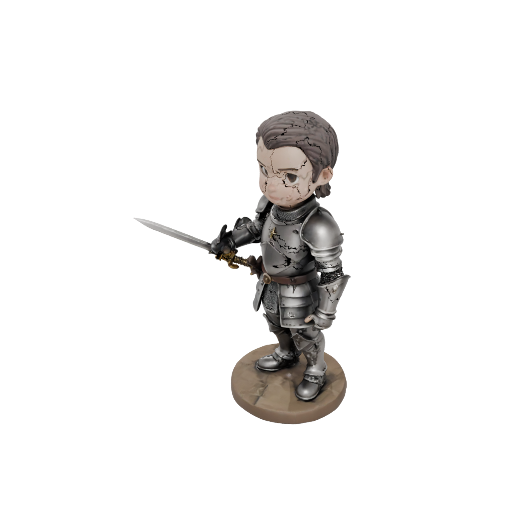 Chibi Medieval Knight Statue
