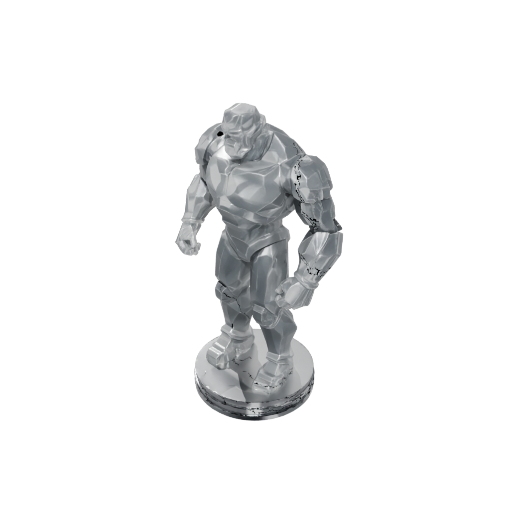 Crystal Bust Crystal Golem