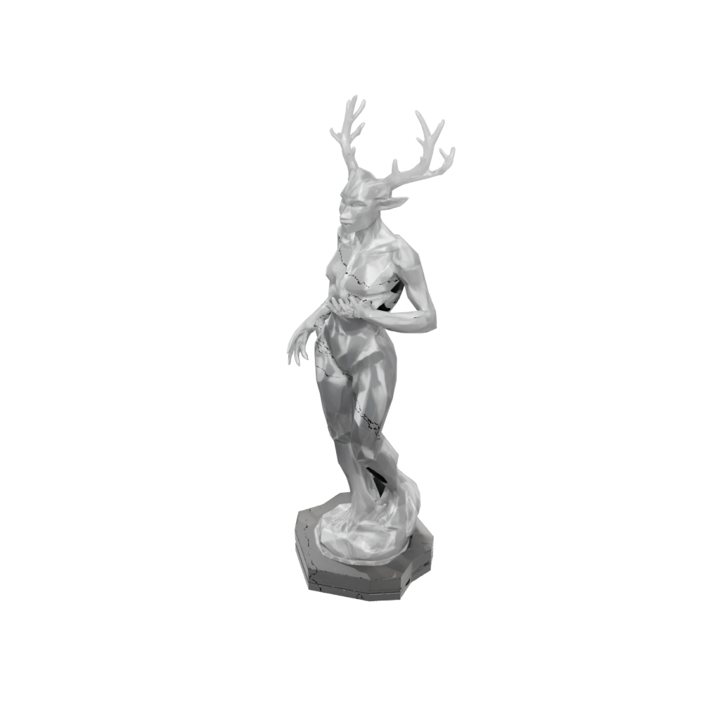 Crystal Bust Forest Spirit Ent