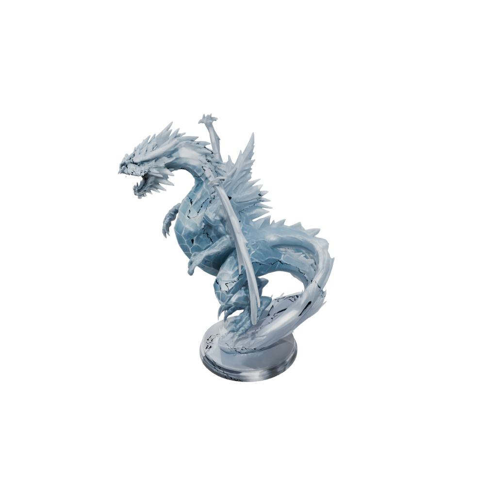 Crystal Bust Frost Wyrm