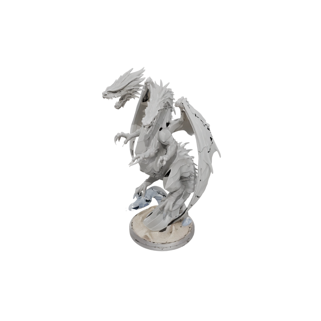 Crystal Bust Sand Wyrm