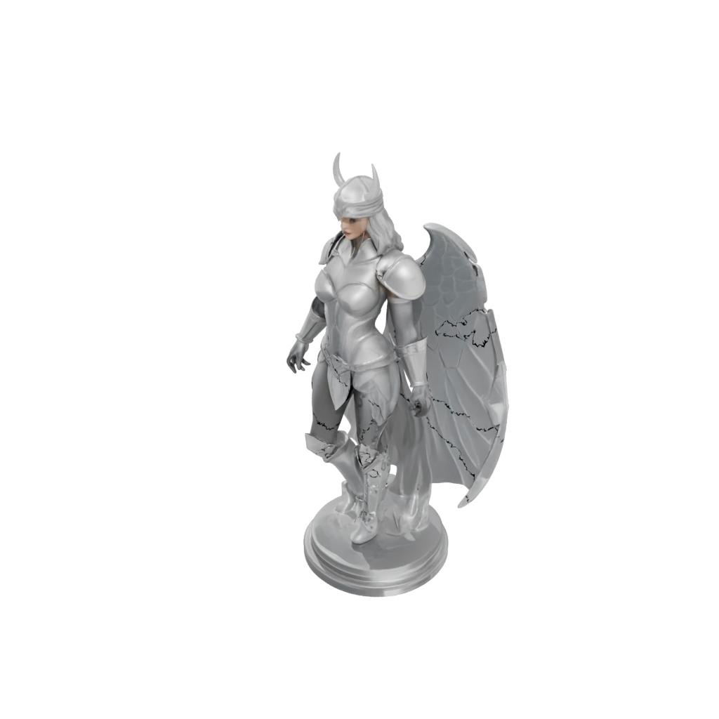 Crystal Bust Valkyrie Warrior Figure