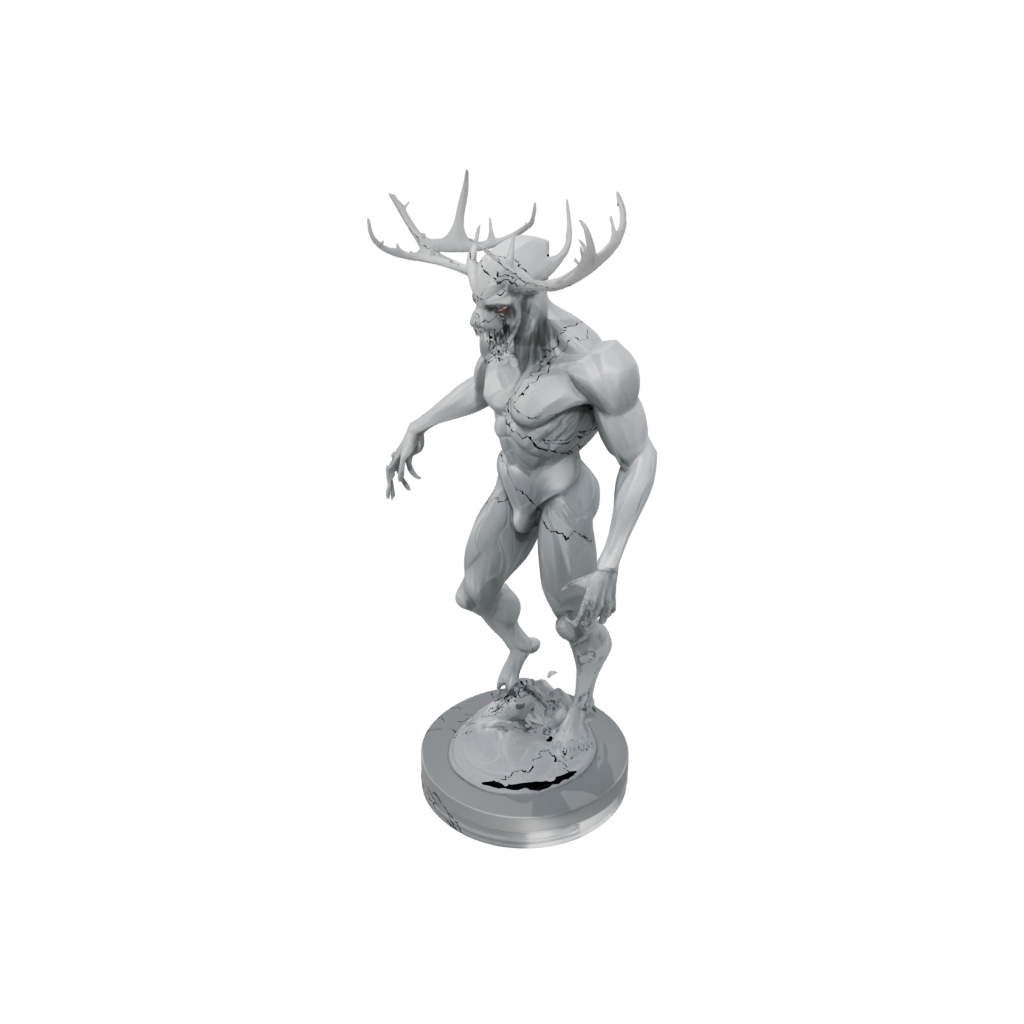 Crystal Bust Wendigo