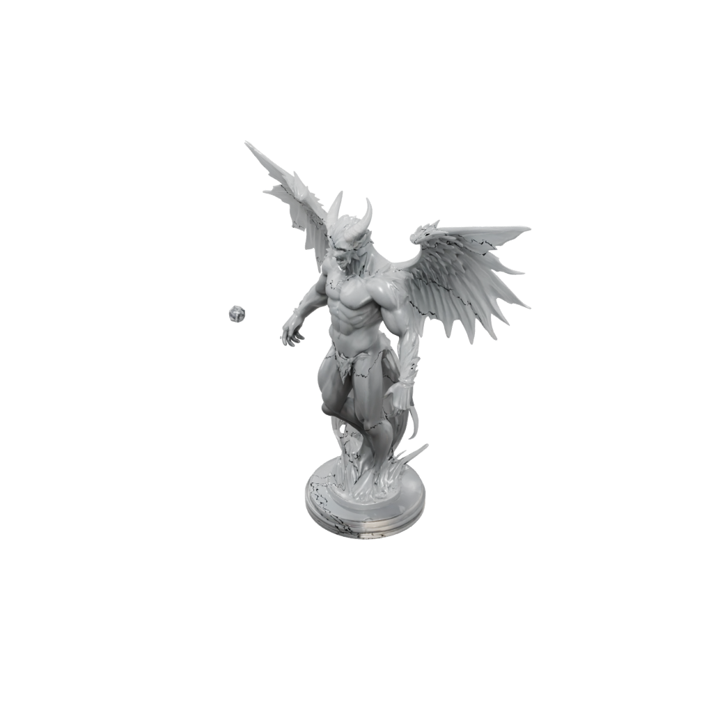 Crystal Bust Winged Demon Lord
