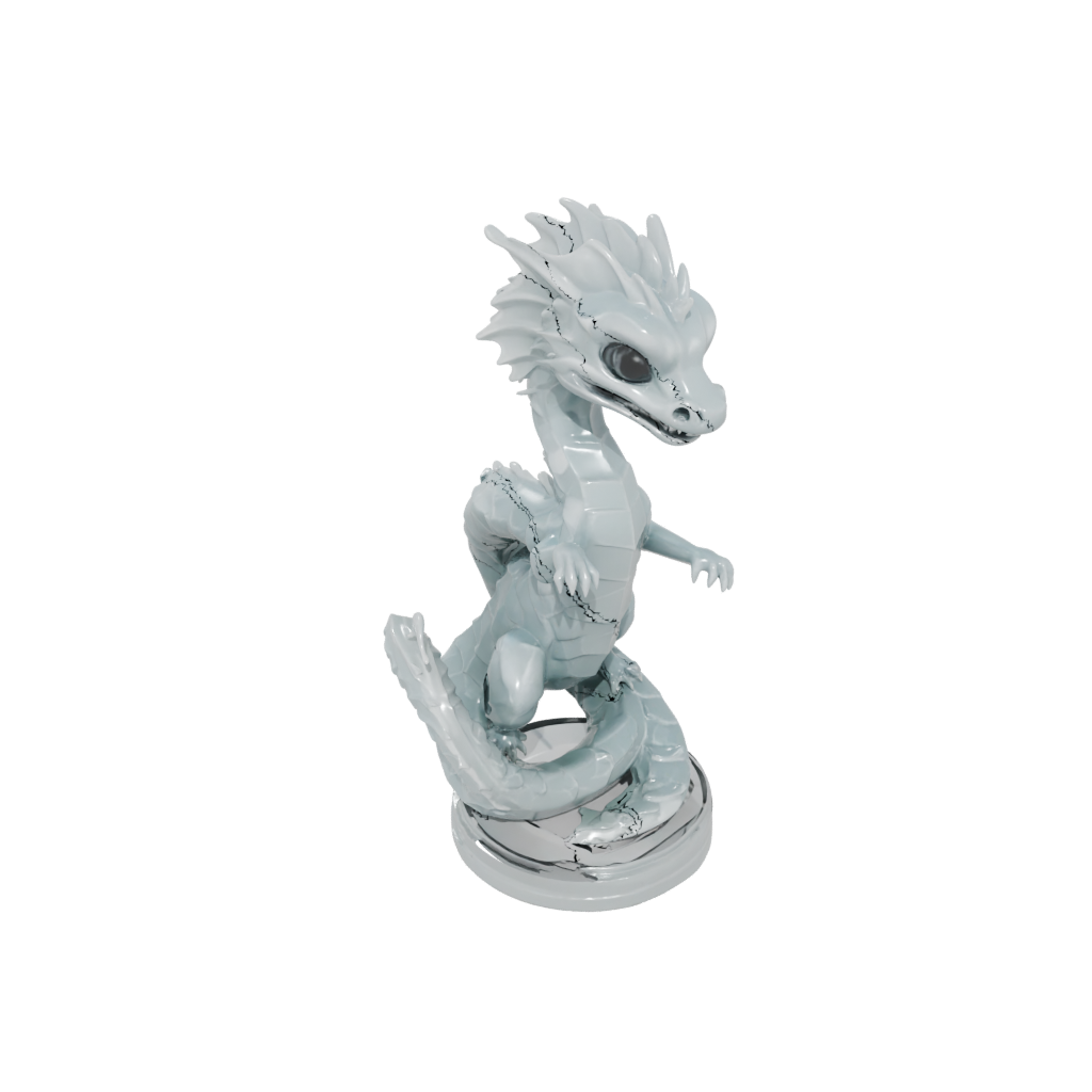 Crystal Chibi Basilisk Serpent