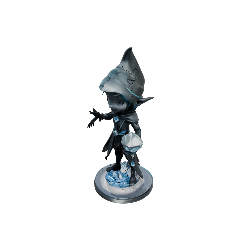 Crystal Chibi Dark Sorcerer Figurine