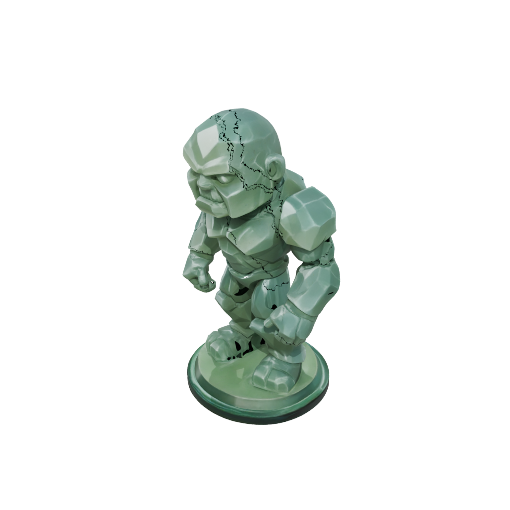 Crystal Chibi Earth Golem Colossus
