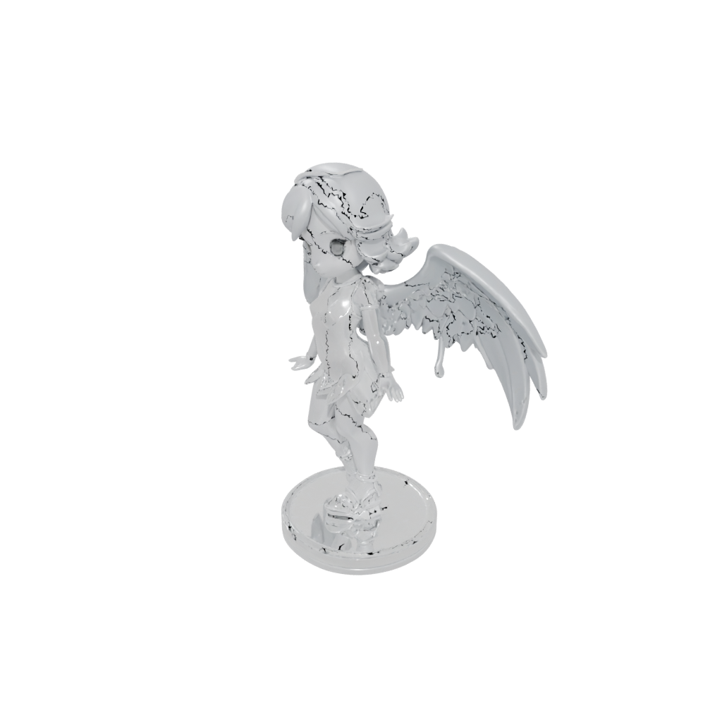 Crystal Chibi Fallen Angel