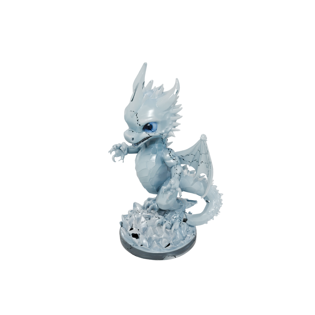 Crystal Chibi Frost Wyrm