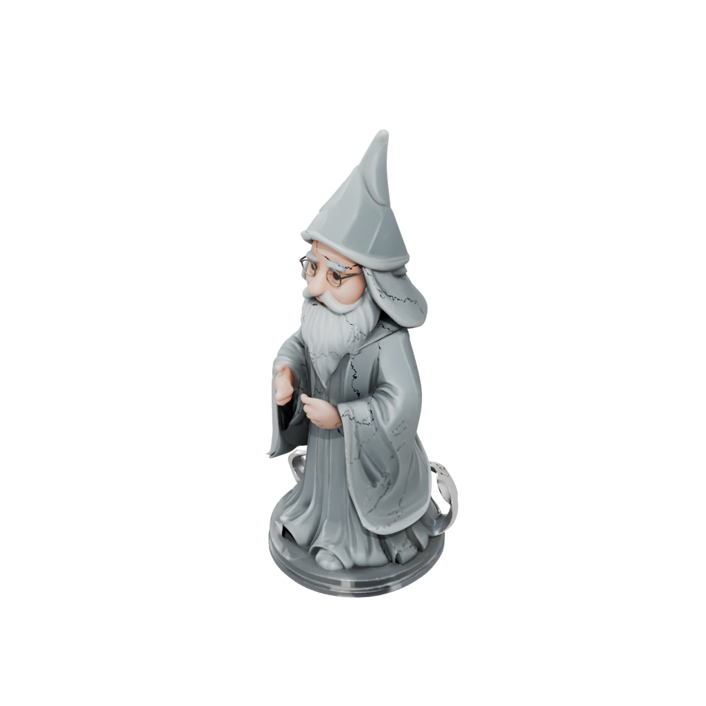 Crystal Chibi Wise Wizard Figure