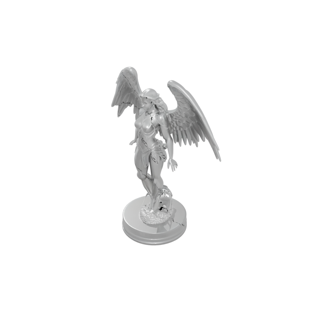 Crystal Scene Celestial Angel Warrior