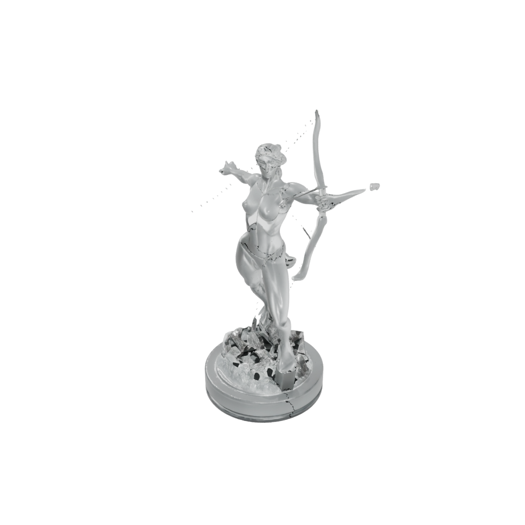 Crystal Scene Centaur Archer