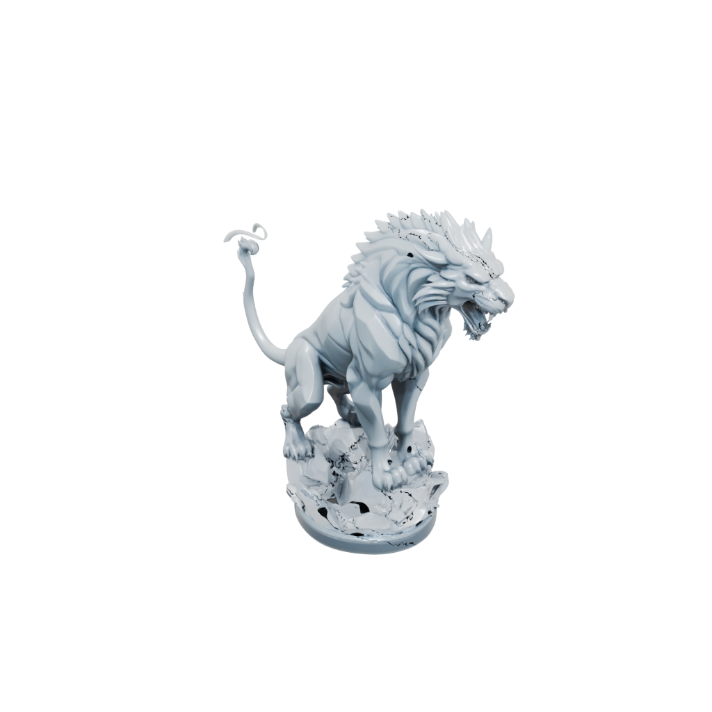 Crystal Scene Chimera Beast