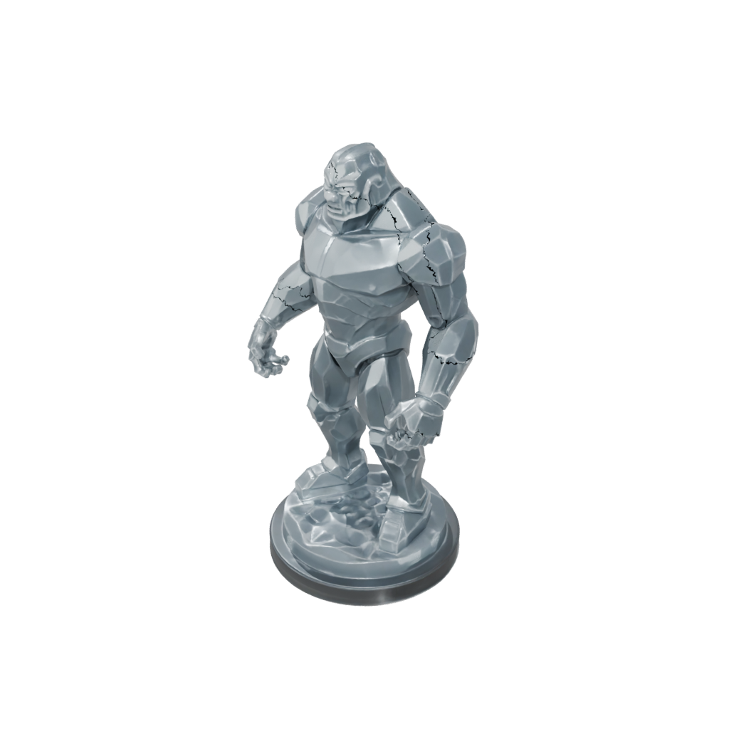 Crystal Scene Crystal Golem