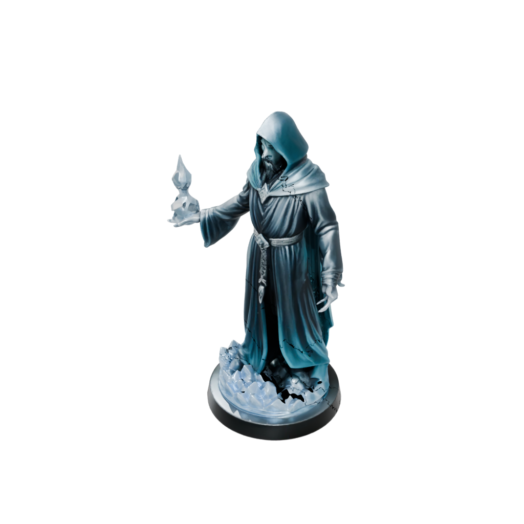 Crystal Scene Dark Sorcerer Figurine