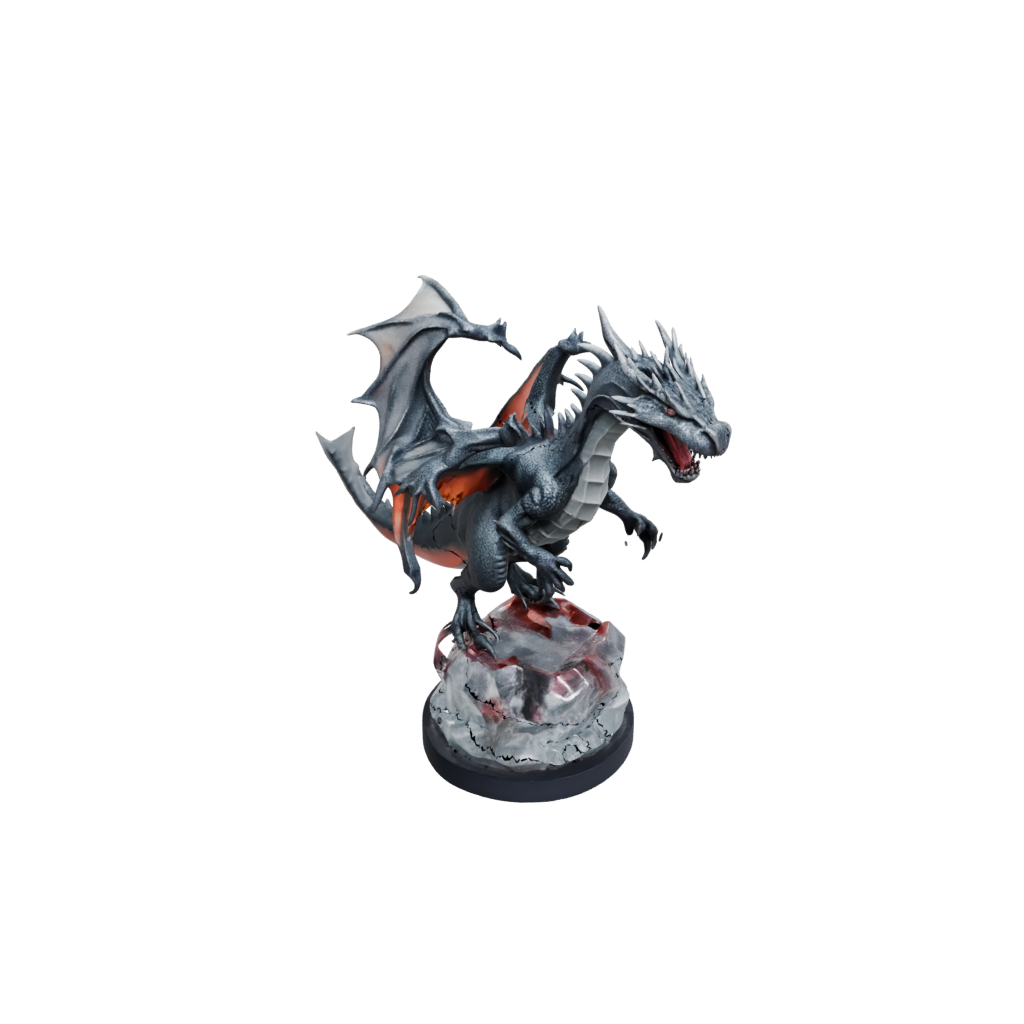 Crystal Scene Lava Drake
