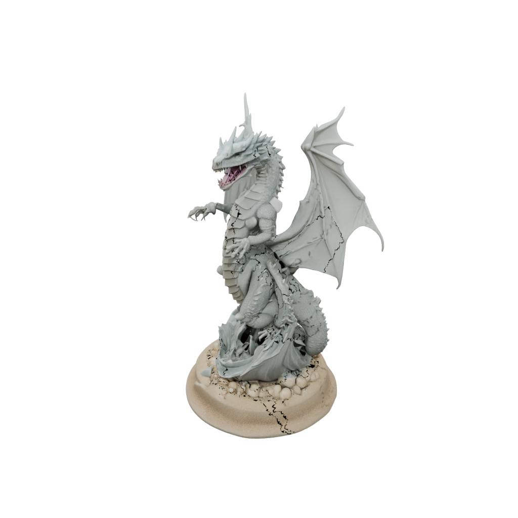 Crystal Scene Sand Wyrm