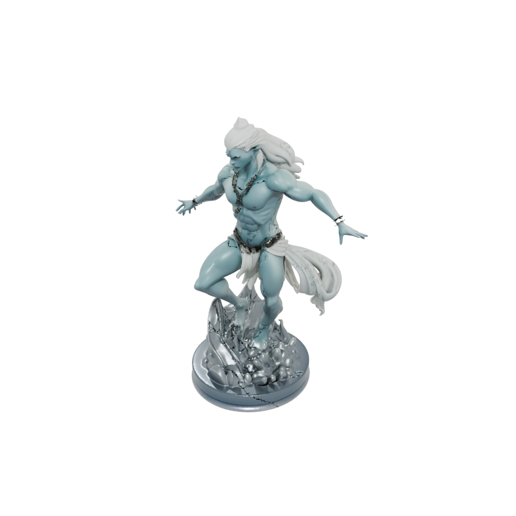 Crystal Scene Storm Djinn