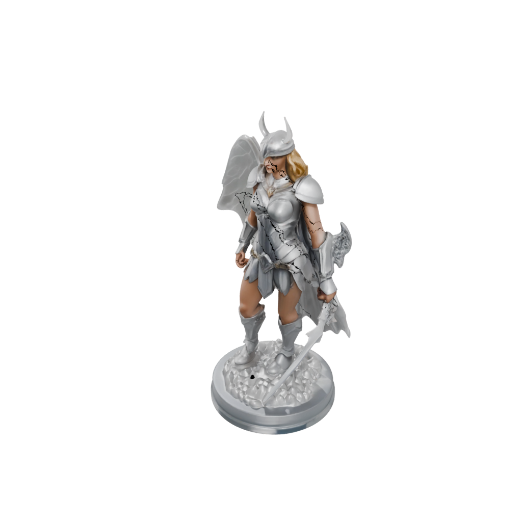 Crystal Scene Valkyrie Warrior Figure