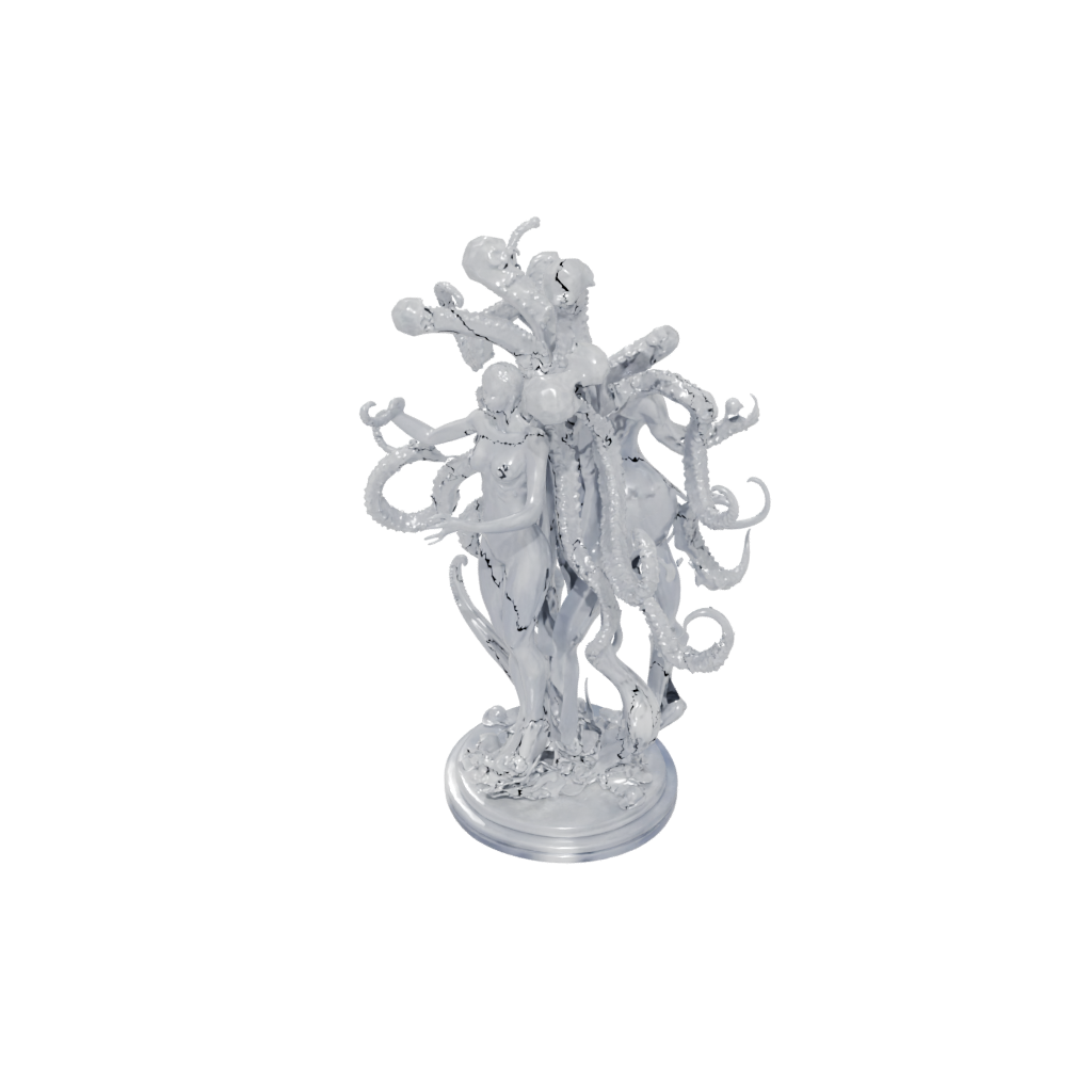 Crystal Hydra Multi-Headed