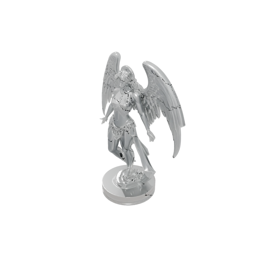 Crystal Relief Celestial Angel Warrior