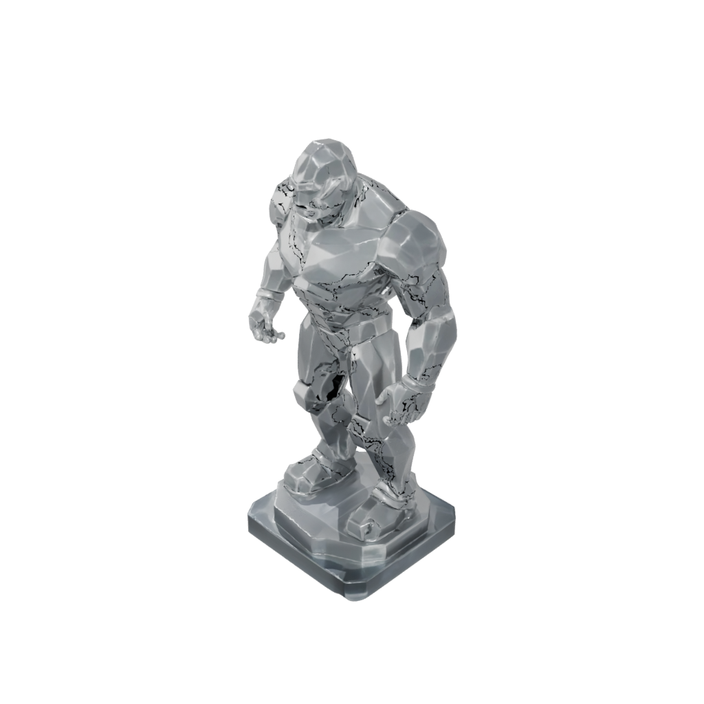 Crystal Relief Crystal Golem