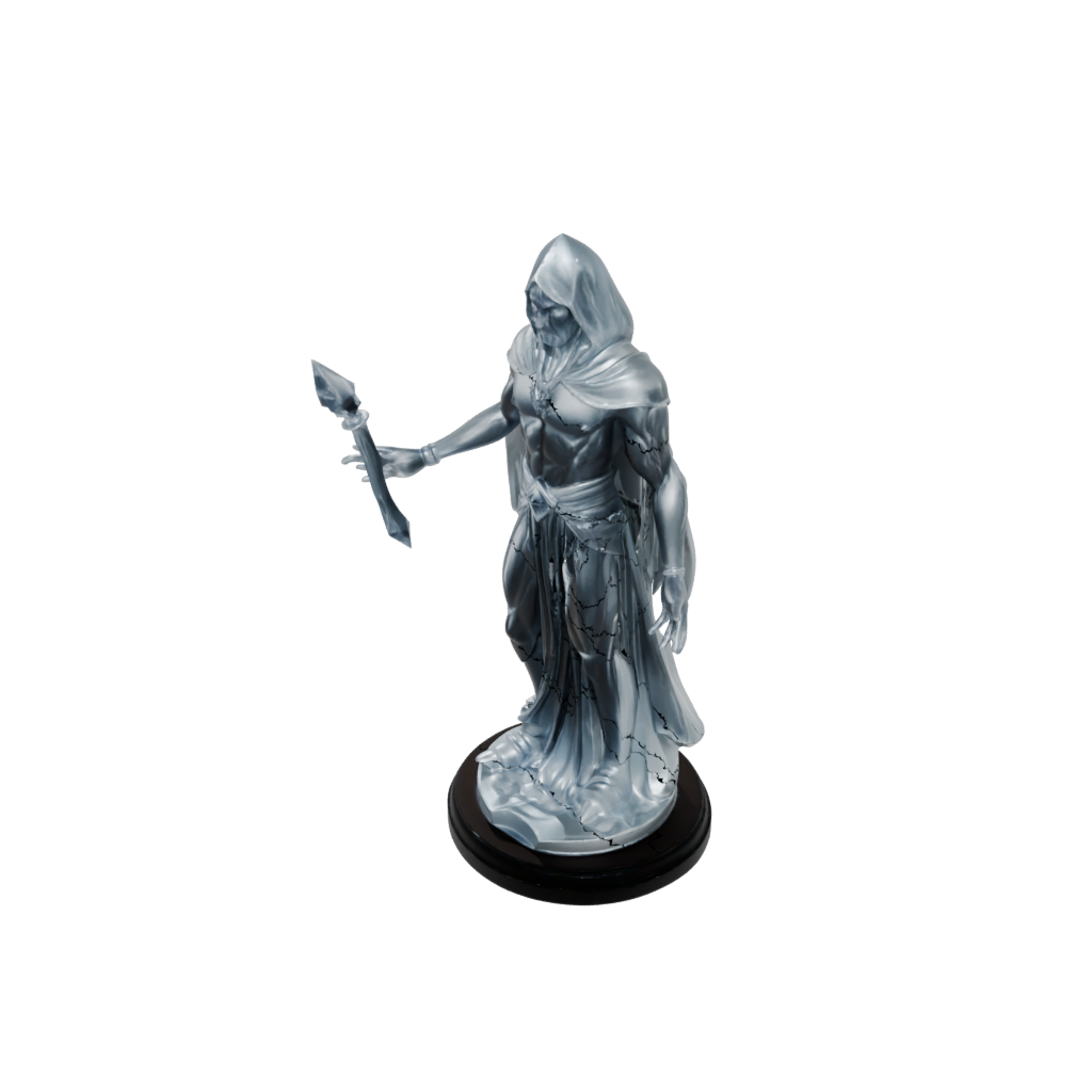 Crystal Relief Dark Sorcerer Figurine