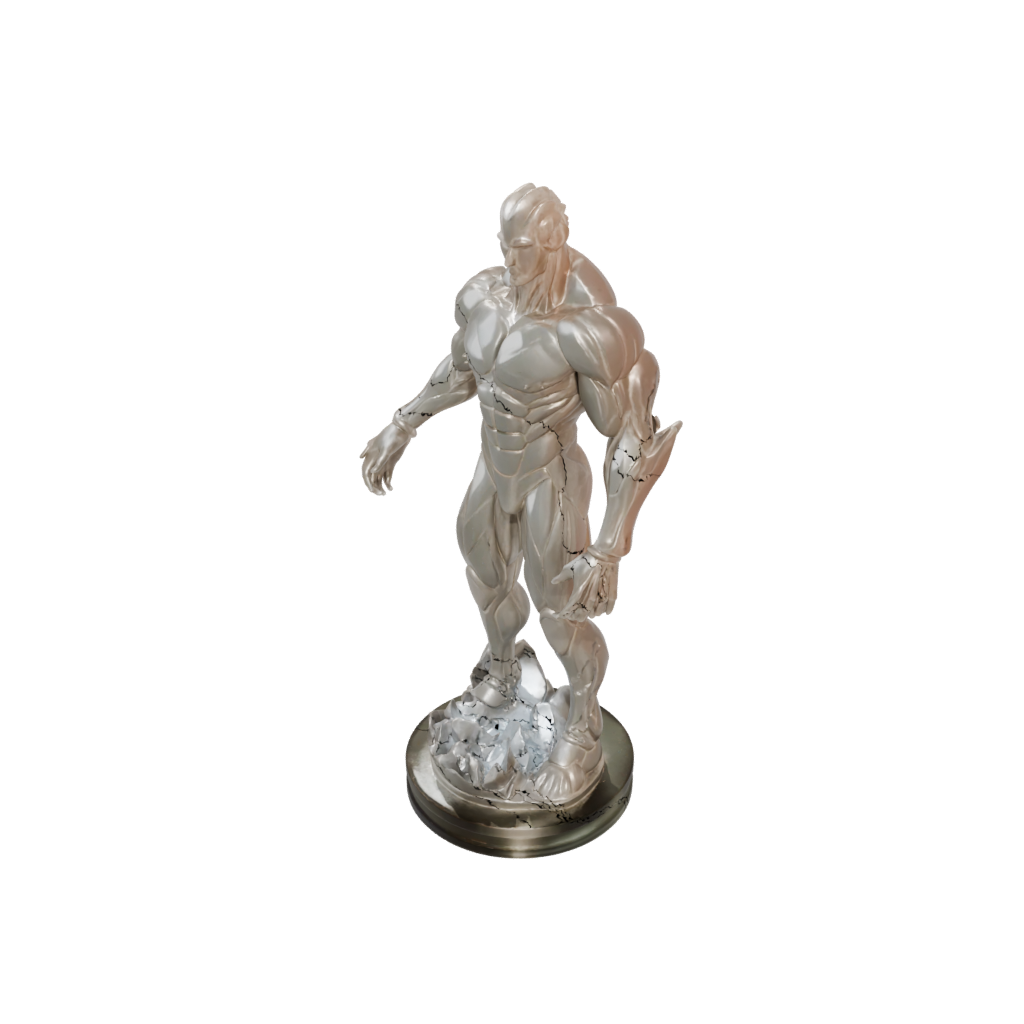 Crystal Relief Fire Elemental Titan