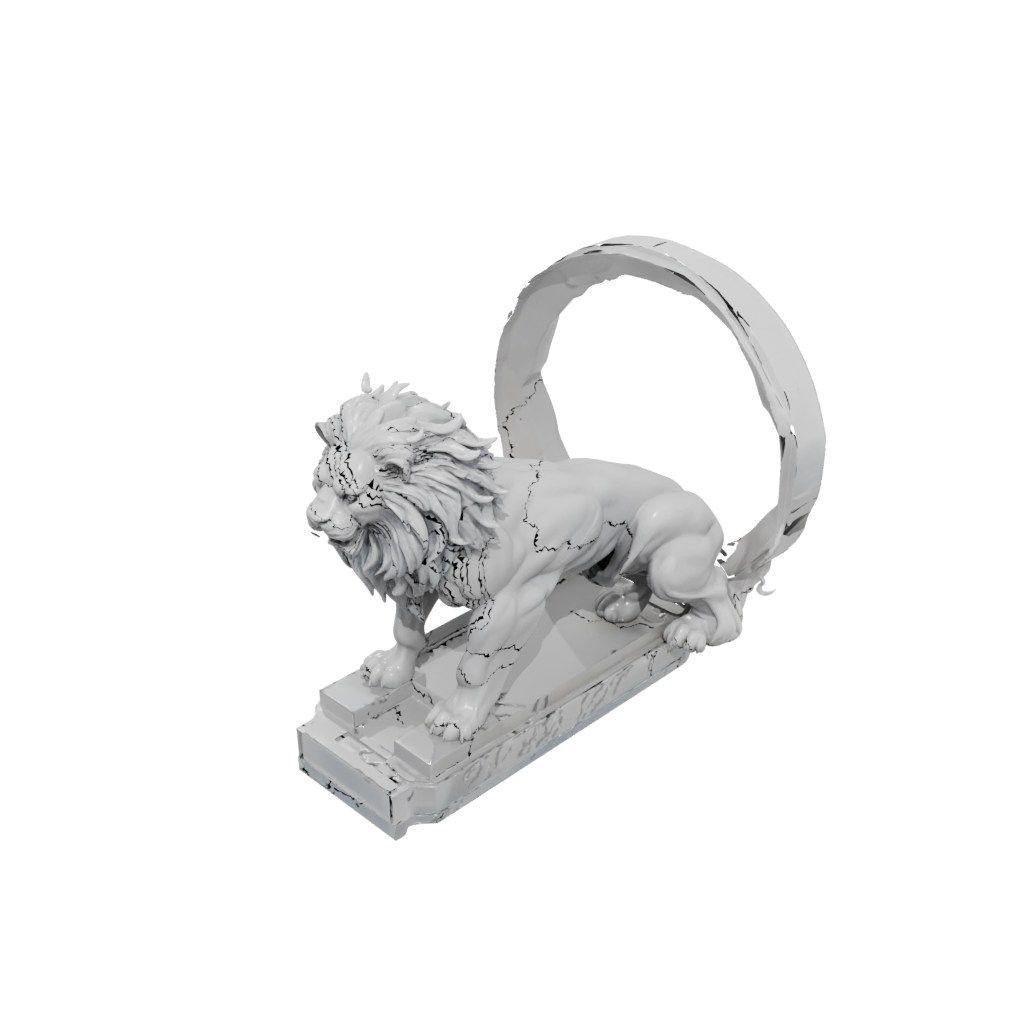 Crystal Relief Manticore