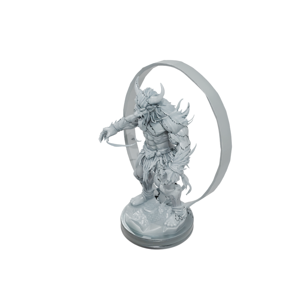 Crystal Relief Oni Demon