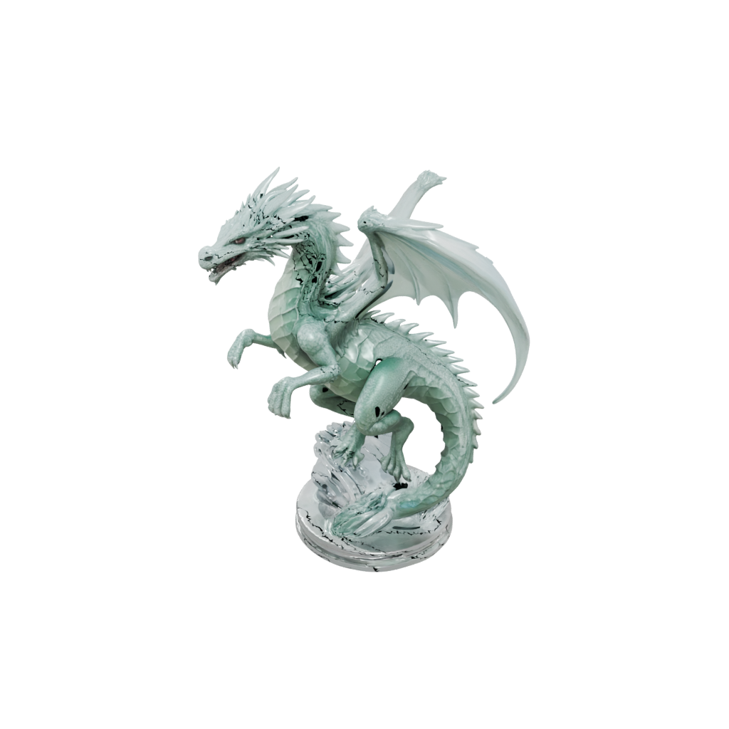 Crystal Relief Swamp Dragon