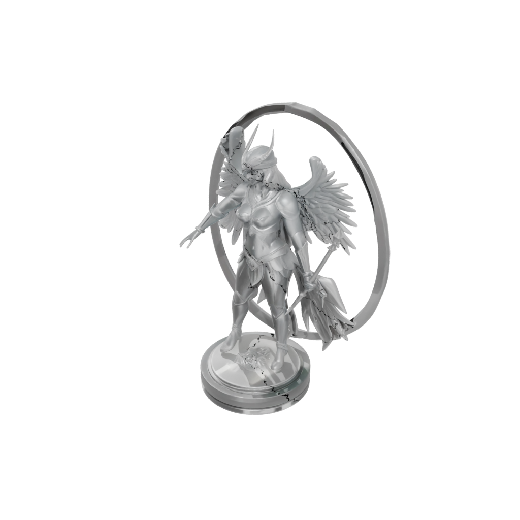 Crystal Relief Valkyrie Warrior Figure