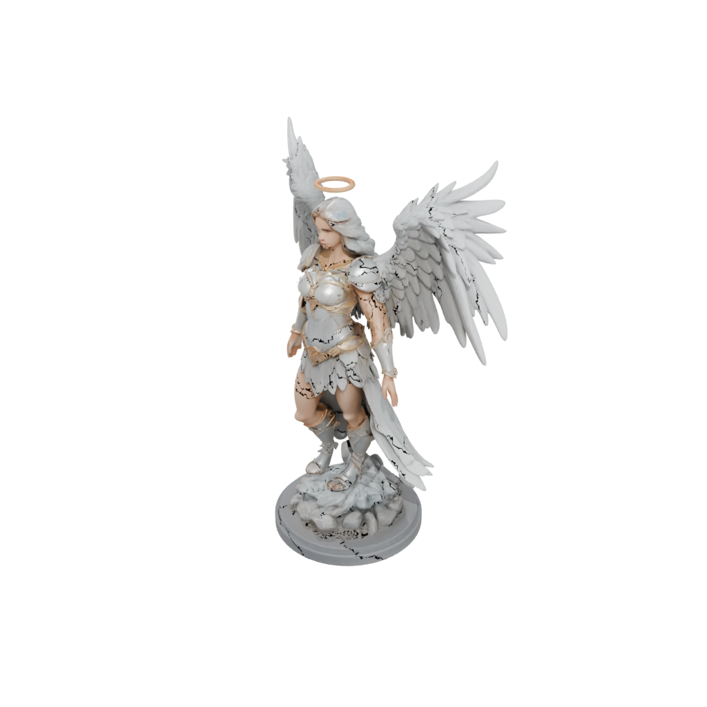 Scene Celestial Angel Warrior
