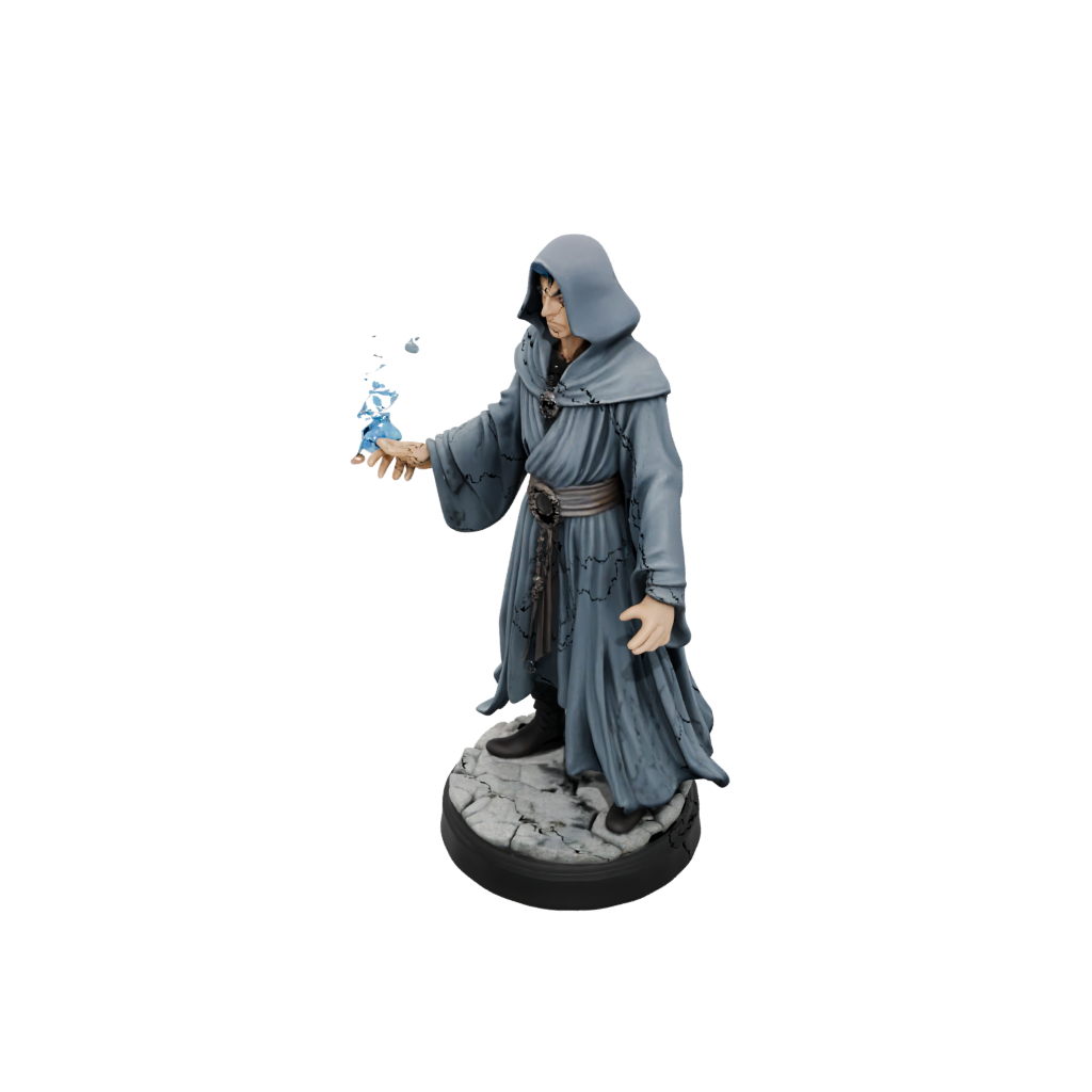 Scene Dark Sorcerer Figurine