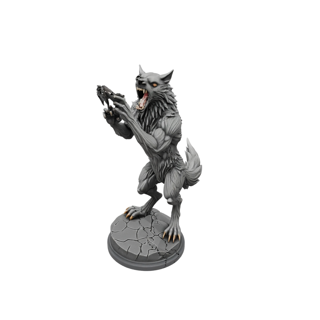 Scene Werewolf Mid-Howl