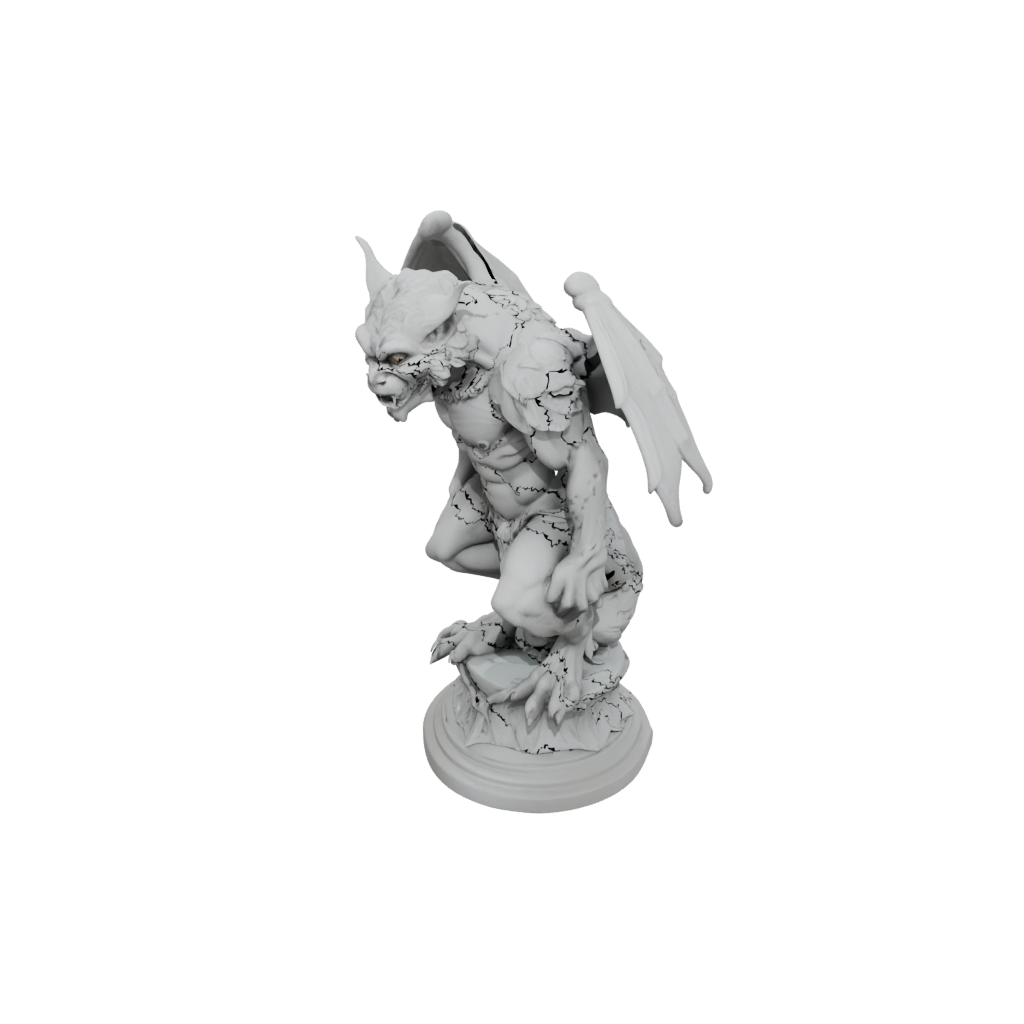 Gargoyle On Pedestal