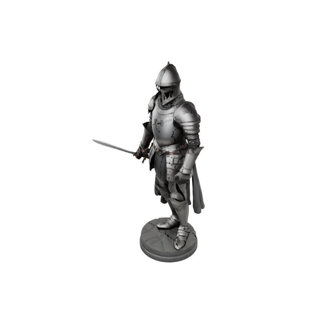 Medieval Knight Statue