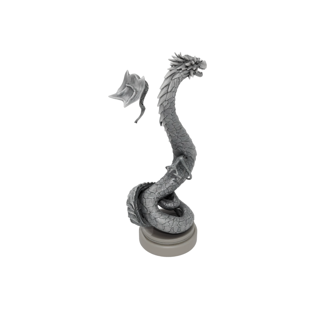 Sea Serpent Coiled Upright