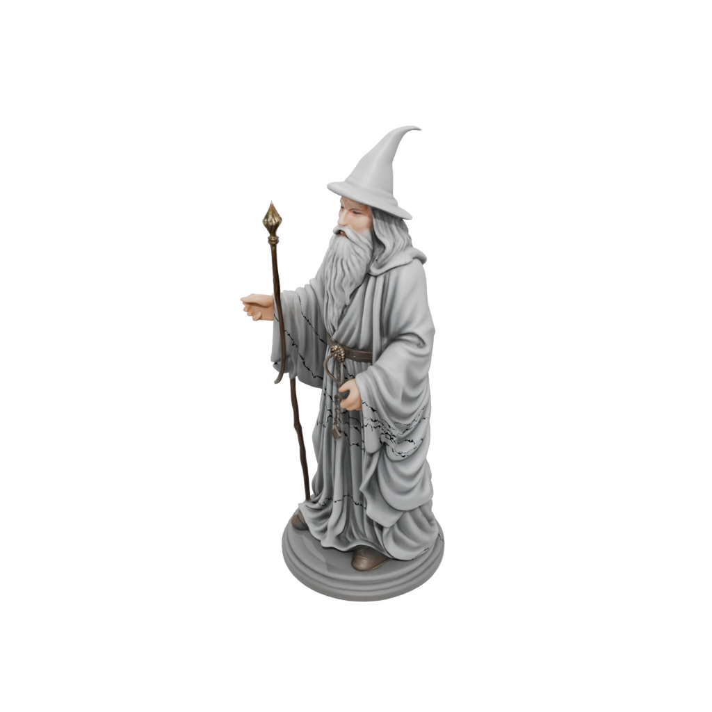 Wise Wizard Figure
