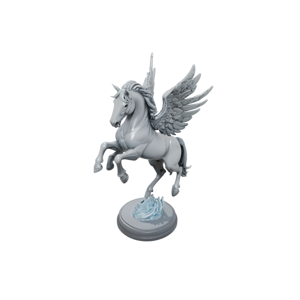 Galaxy Bust Pegasus Rearing