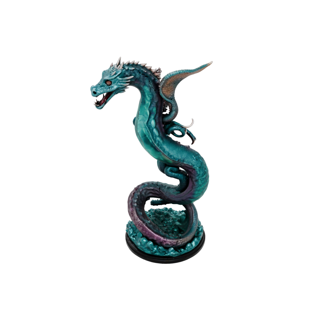 Galaxy Bust Sea Serpent Coiled Upright