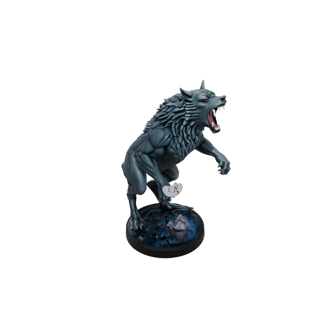 Galaxy Bust Werewolf Mid-Howl