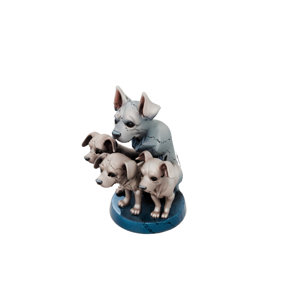 Galaxy Chibi Cerberus Three-Headed Hound