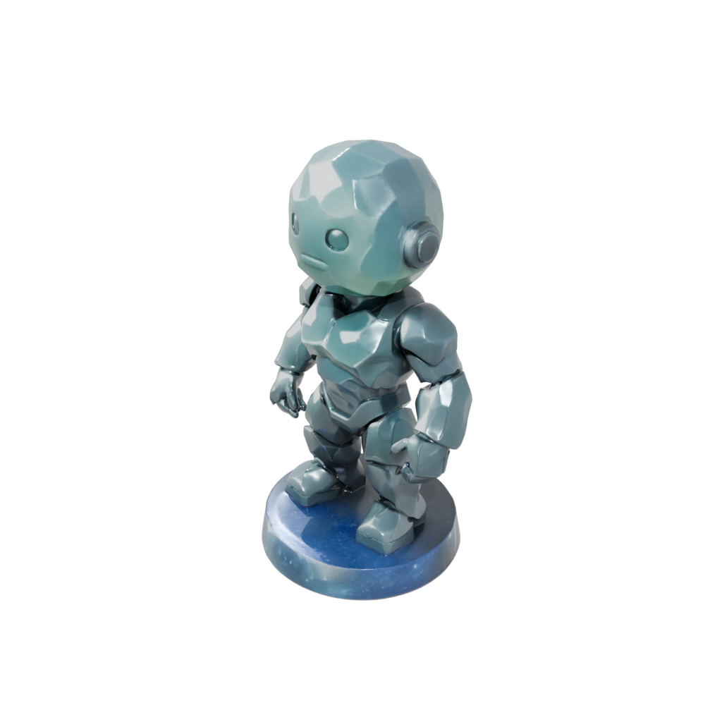 Galaxy Chibi Crystal Golem