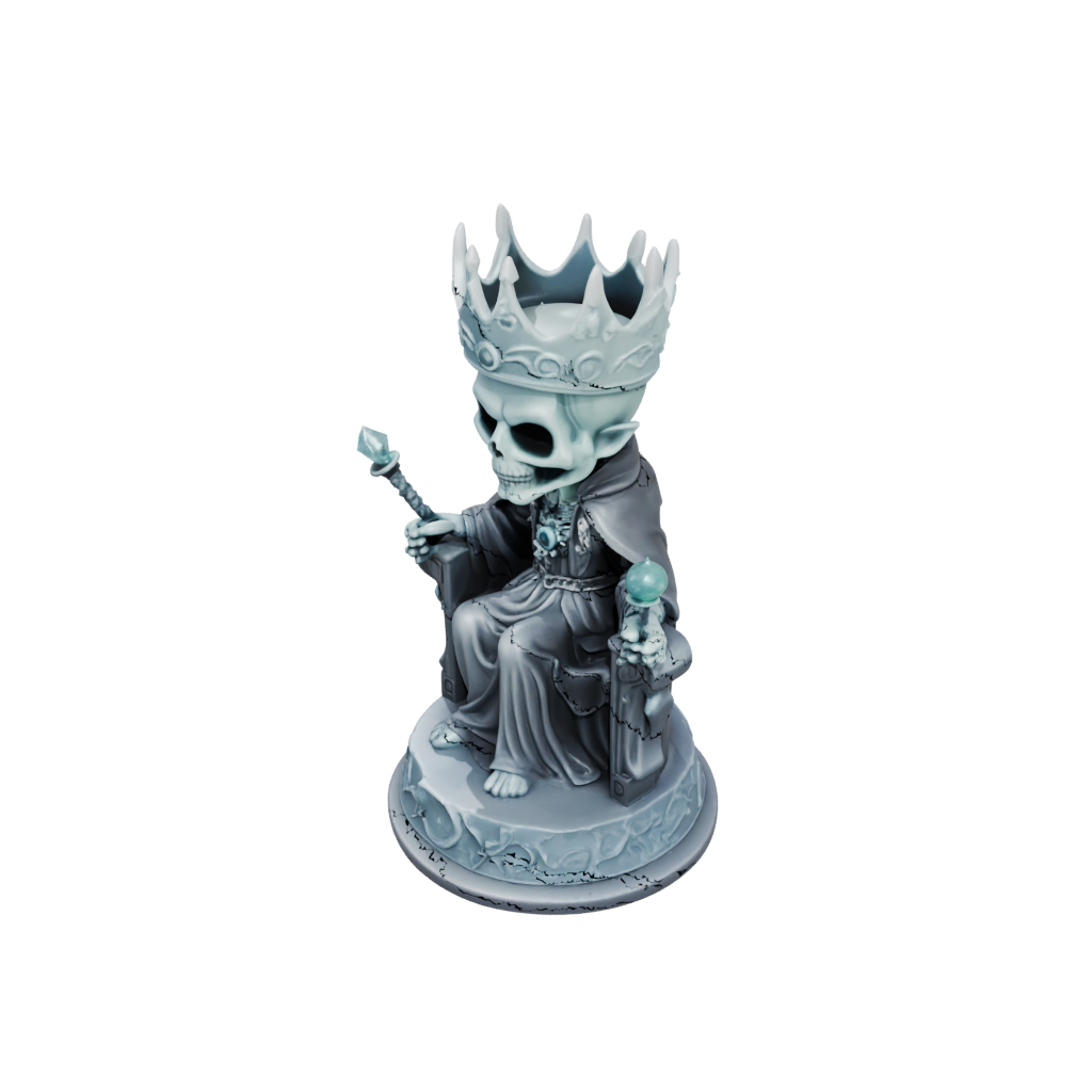 Galaxy Chibi Lich On Throne