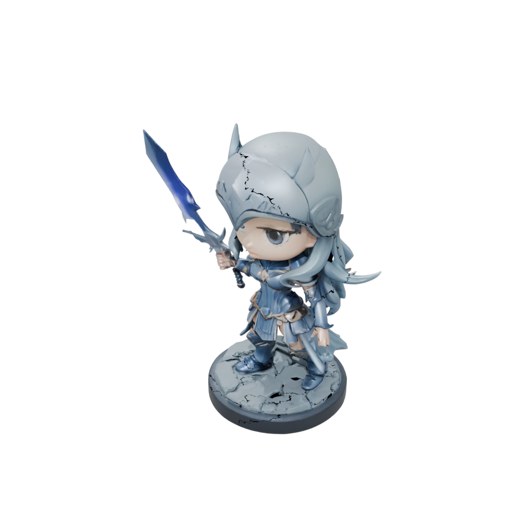 Galaxy Chibi Valkyrie Warrior Figure