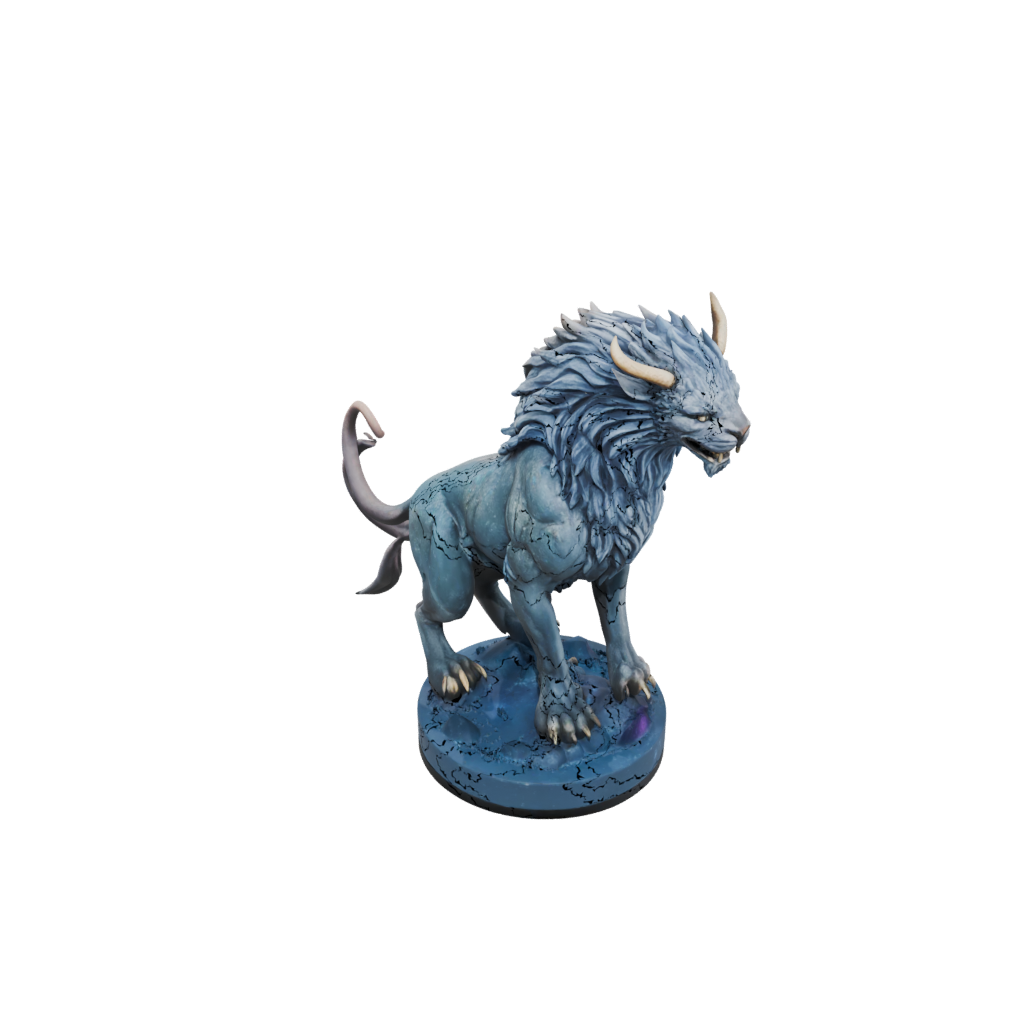 Galaxy Scene Chimera Beast