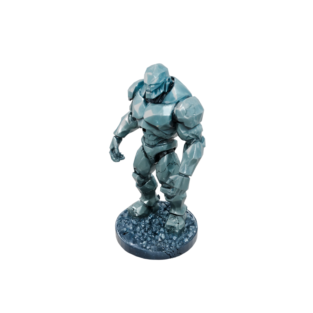 Galaxy Scene Crystal Golem